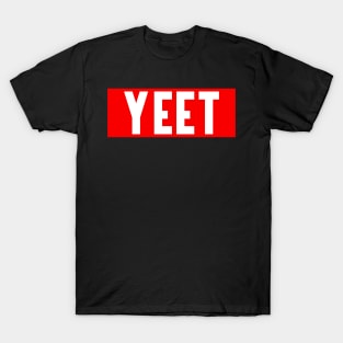 YEET - Cool Big Red Yeeting Text for Boys T-Shirt T-Shirt